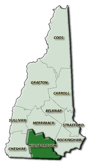 Nh Counties And Towns Map Maping Resources 8485